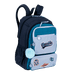Mochila 2 Compartimentos Capricho Class Cosmic Patches - Azul