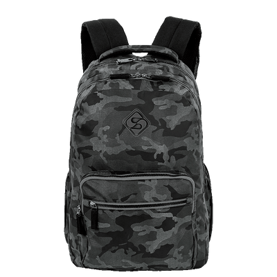Mochila 2 Compartimentos Sestini College 3 - Camuflado Cinza