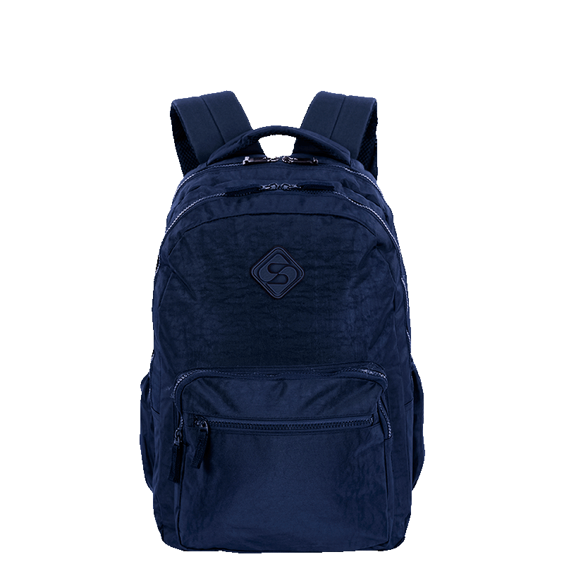 Mochila 2 Compartimentos Sestini College Crinkle 3 - Azul