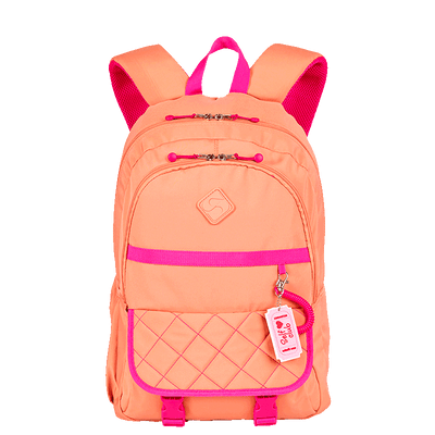 Mochila 2 Compartimentos Sestini Lover Laranja - Pêssego