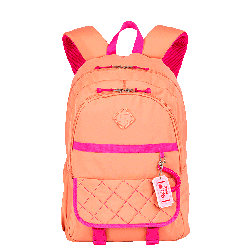 Mochila 2 Compartimentos Sestini Lover Laranja - Pêssego