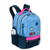 Mochila 2 Compartimentos Paul Frank Casual Patches - Azul