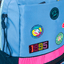 Mochila 2 Compartimentos Paul Frank Casual Patches - Azul