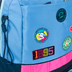 Mochila 2 Compartimentos Paul Frank Casual Patches - Azul