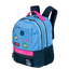 Mochila 2 Compartimentos Paul Frank Casual Patches - Azul