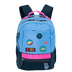 Mochila 2 Compartimentos Paul Frank Casual Patches - Azul