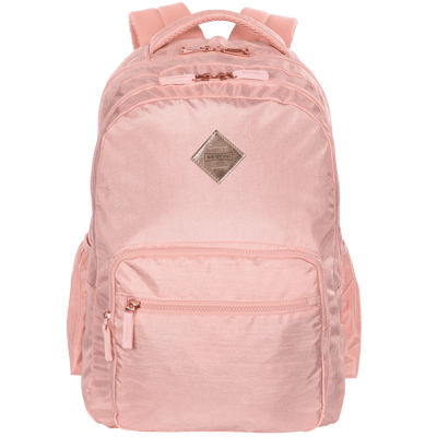 Mochila 2 Compartimentos Sestini College 2 Metálico Rosa