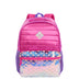 Kit Mochila Grande e Estojo 2 Compartimentos Sestini Plus - Arco Íris 2