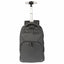 Kit  Mochila Carrinho 2 Compartimentos Sestini Rolling e Estojo 2 Compartimentos Sestini Hydroblock - Cinza