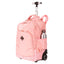 Mochila Carrinho 2 Compartimentos Sestini Rolling Grande - Metálico Rosa