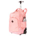 Mochila Carrinho 2 Compartimentos Sestini Rolling Grande - Metálico Rosa