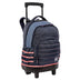 Mochila Carrinho Externo Paul Frank World Azul - Jeans