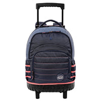 Mochila Carrinho Externo Paul Frank World Azul - Jeans