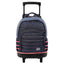 Mochila Carrinho Externo Paul Frank World Azul - Jeans