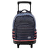 Mochila Carrinho Externo Paul Frank World Azul - Jeans