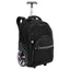 Mochila Carrinho Mega Rodas Paul Frank Classics - Preto