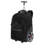 Mochila Carrinho Mega Rodas Paul Frank Classics - Preto