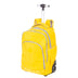 Mochila Carrinho 2 Compartimentos Sestini Rolling Crinkle - Amarelo