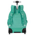 Mochila Carrinho 2 Compartimentos Sestini Rolling Grande Crinkle Verde - Jade