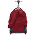 Mochila Carrinho 2 Compartimentos Sestini Rolling Grande Crinkle - Vinho