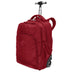 Mochila Carrinho 2 Compartimentos Sestini Rolling Grande Crinkle - Vinho