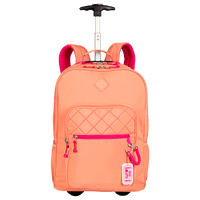 Mochila Carrinho 2 Compartimentos Sestini Lover Laranja - Pêssego