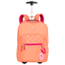 Mochila Carrinho 2 Compartimentos Sestini Lover Laranja - Pêssego