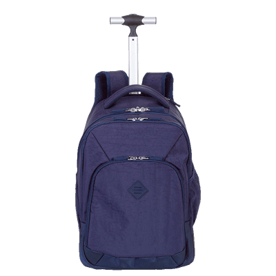 Mochila Carrinho 2 em 1 Sestini Rolling Crinkle Azul