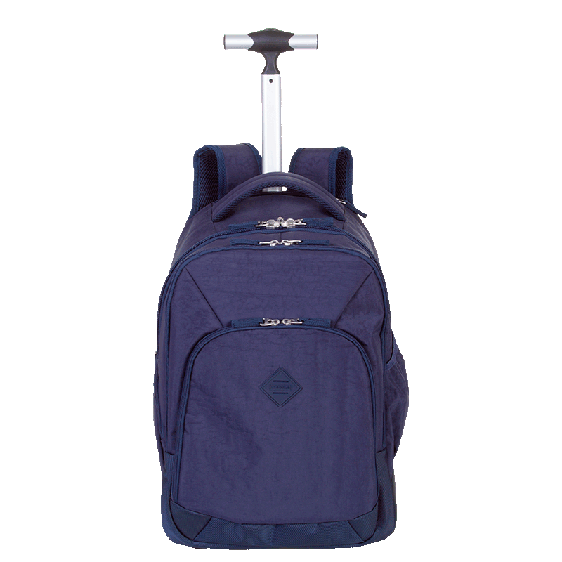 Mochila Carrinho 2 em 1 Sestini Rolling Crinkle Azul