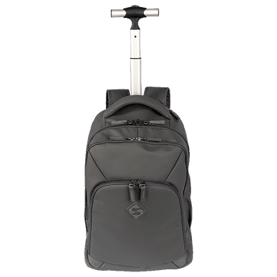 Mochila Carrinho 2 Compartimentos Sestini Rolling Hydroblock Cinza - Chumbo