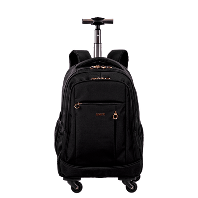 Mochila Carrinho com Rodas 360° 2 em 1 Sestini Work - Preto
