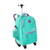 Mochila Carrinho com 4 Rodas Sestini Rolling Crinkle 2 Azul - Turquesa