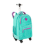 Mochila Carrinho com 4 Rodas Sestini Rolling Crinkle 2 Azul - Turquesa