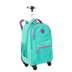 Mochila Carrinho com 4 Rodas Sestini Rolling Crinkle 2 Azul - Turquesa