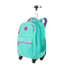 Mochila Carrinho com 4 Rodas Sestini Rolling Crinkle 2 Azul - Turquesa