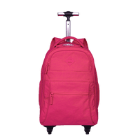 Mochila Carrinho 4 Rodas Sestini Rolling Crinkle Rosa - Pink
