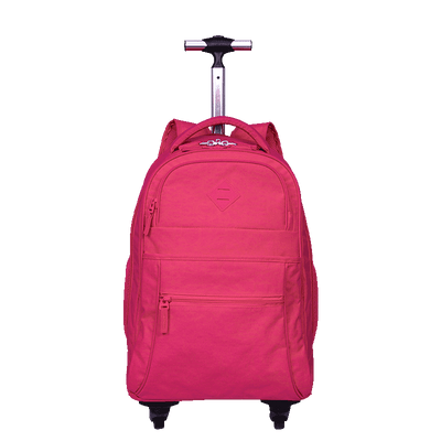 Mochila Carrinho 4 Rodas Sestini Rolling Crinkle Rosa - Pink