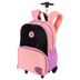 Mochila Carrinho Capricho Block - Pêssego e Lilás