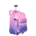 Mochila Carrinho Capricho Paetê - Rosa com Lilás