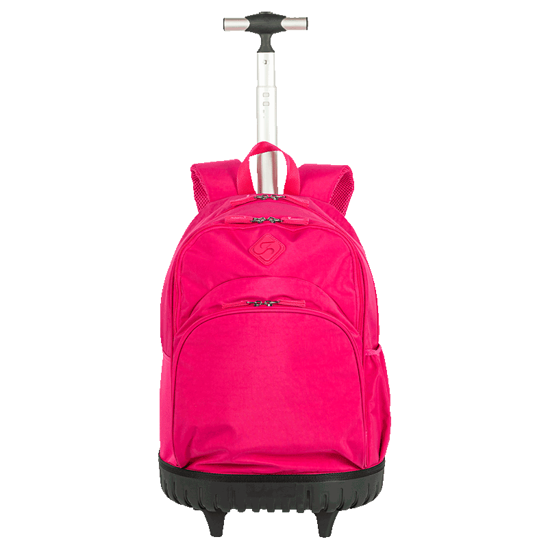 Mochila Carrinho Externo com Base Rígida Sestini Rolling Crinkle 2 Rosa - Pink