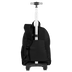 Mochila Carrinho Externo com Base Rígida Sestini Rolling Crinkle 2 - Preto