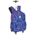 Mochila Carrinho Externo Capricho Student - Borboletas