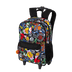 Mochila Carrinho Externo NBA Begins Logos - Preto
