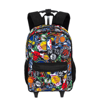 Mochila Carrinho Externo NBA Begins Logos - Preto