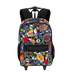 Mochila Carrinho Externo NBA Begins Logos - Preto