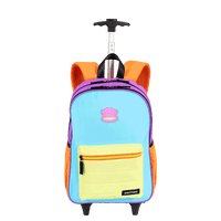 Mochila Carrinho Externo Paul Frank Authentic - Orange Mix