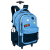 Mochila Carrinho Externo Paul Frank Casual Patches - Azul