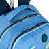 Mochila Carrinho Externo Paul Frank Casual Patches - Azul