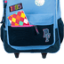 Mochila Carrinho Externo Paul Frank Casual Patches - Azul
