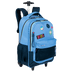 Mochila Carrinho Externo Paul Frank Casual Patches - Azul
